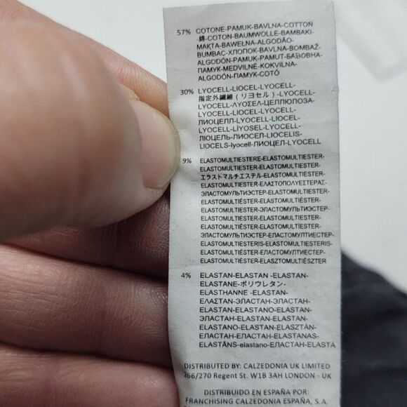 Calzedonia Womens Dark Wash Denim Flare Jeans Size 2 Cotton & Lyocell Blend - Picture 6 of 10